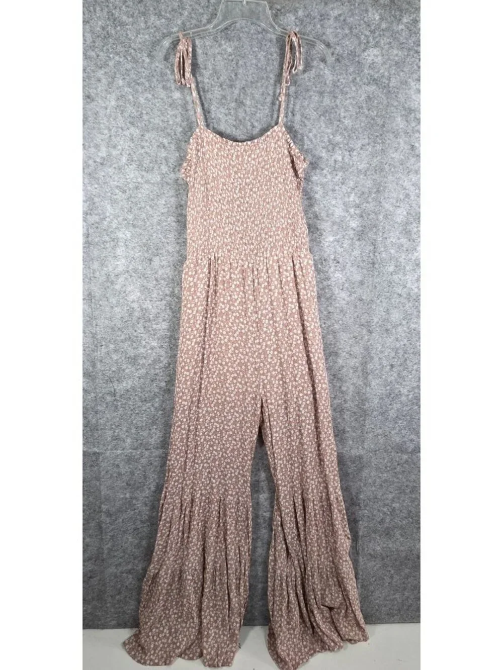 Altar’d State Ella Floral Jumpsuit Women’s Size L Sleeveless Boho Wide Leg - Picture 2 of 10